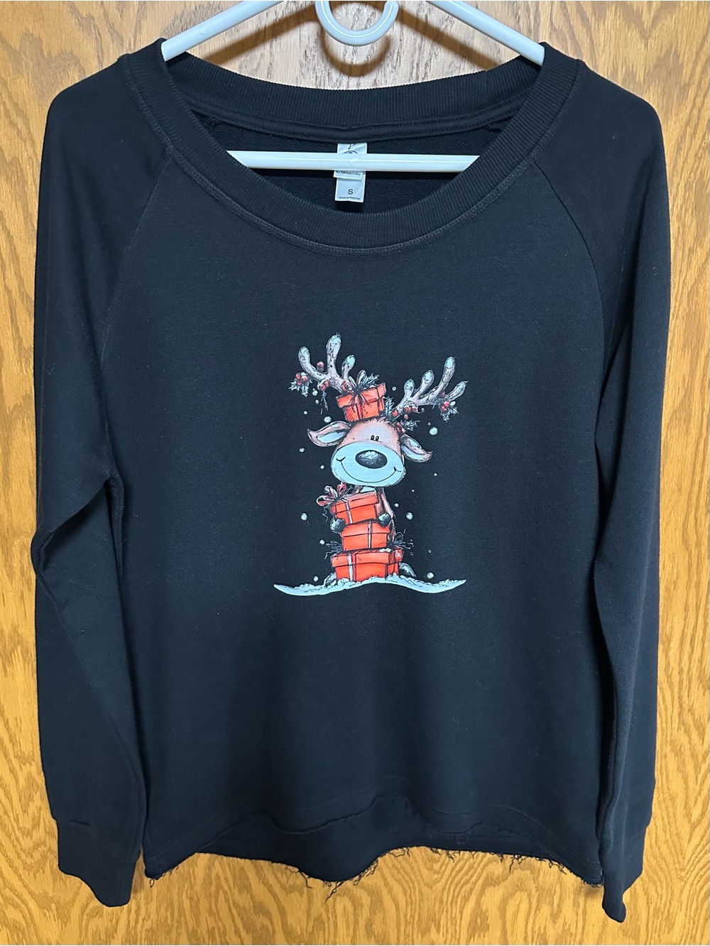 Christmas Dog Graphic Crewneck Sweatshirt - NIP